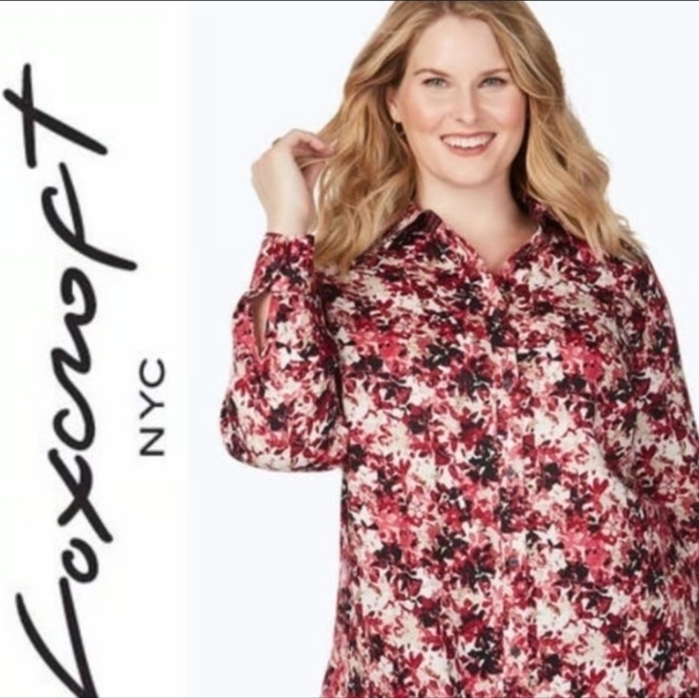 FOXCROFT Wrinkle Free Blouse NWT